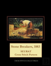 Stone Breakers, 1883: Seurat Cross Stitc