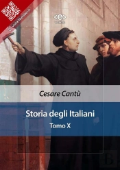 Storia Degli Italiani. Tomo X