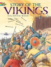 Story Of The Vikings Coloring Book