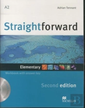 Straightforward 2nd Edition Elementary Level Workbook With Key & Cd