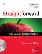 Straightforward 2nd Edition Intermediate Level Workbook With Key & Cd Pack