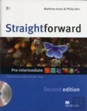 Straightforward 2nd Edition Pre-Intermediate Level Workbook With Key & Cd Pack