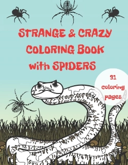Bertrand.pt - Strange And Crazy Coloring Book With Spiders