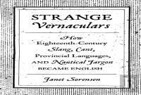 Strange Vernaculars