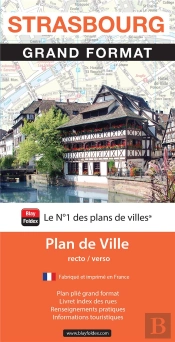 Strasbourg Grand Format : Plan De Ville (Édition 2024)