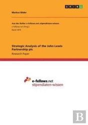 Strategic Analysis Of The John Lewis Partnership Plc