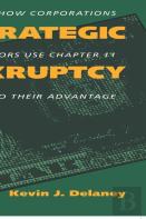 Strategic Bankruptcy