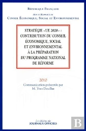Strategie Ue 2020' : Contribution Du Conseil Economique, Social Et Environnemental A La Preparation