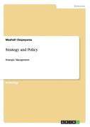 Strategy And Policy