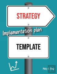 Strategy Implementation Plan Template