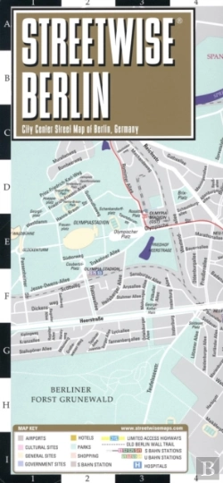 Bertrand.pt - Streetwise Berlin Map - Laminated City Center Street Map Of Berlin, Germany