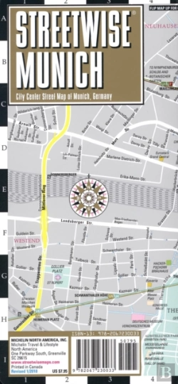 Bertrand.pt - Streetwise Munich Map - Laminated City Center Street Map Of Munich, Germany