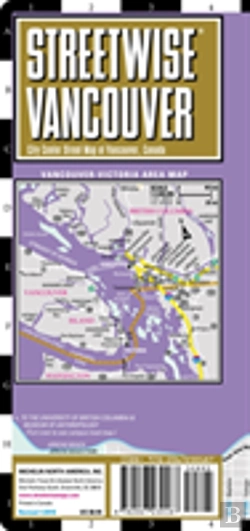 Bertrand.pt - Streetwise Vancouver Map - Laminated City Center Street Map Of Vancouver, Canada