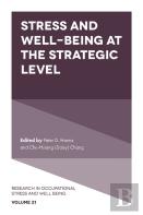 Stress And Well-Being At The Strategic Level