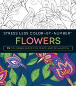 Bertrand.pt - Stress Less Color-By-Number Flowers