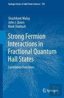 Strong Fermion Interactions In Fractional Quantum Hall States