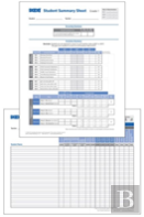Student Record And Class Summary Sheets