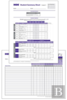 Student Record And Class Summary Sheets