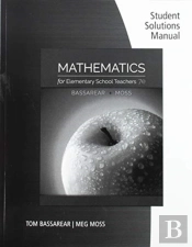 Student Solutions Manual For Bassarear/Moss'S Mathematics For  Elementary School Teachers