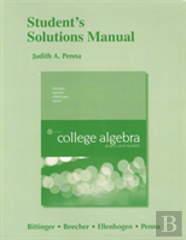 Student Solutions Manual For College Algebra