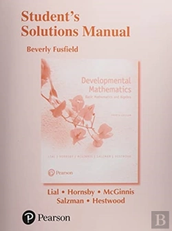 Bertrand.pt - Student Solutions Manual For Developmental Mathematics