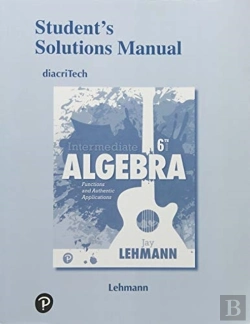 Bertrand.pt - Student Solutions Manual For Intermediate Algebra