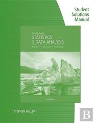 Student Solutions Manual For Peck/Short/Olsen'S Introduction To  Statistics And Data Analysis