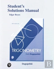 Student Solutions Manual For Trigonometry