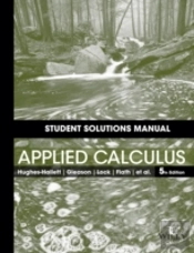 Student Solutions Manual To Accompany Applied Calculus