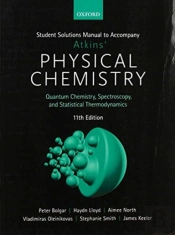 Student Solutions Manual To Accompany Atkins' Physical Chemistry 11th Edition
