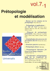 Studia Informatica Universalis Tome 7.1 ; Prétopologie Et Modélisation