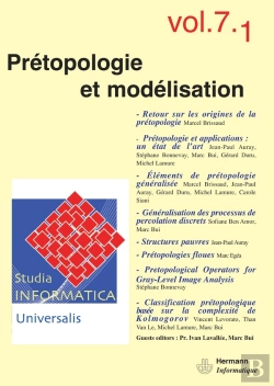 Bertrand.pt - Studia Informatica Universalis Tome 7.1 ; Prétopologie Et Modélisation