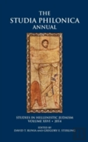 Studia Philonica Annual Xxvi, 2014