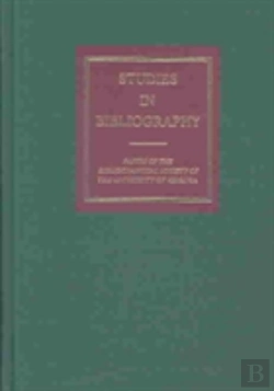 Bertrand.pt - Studies In Bibliography, V. 54