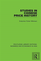 Studies In Chinese Price History