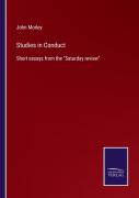 Studies In Conduct