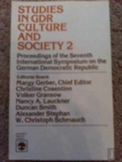 Bertrand.pt - Studies In Gdr Culture And Society 2