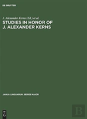 Studies In Honor Of J. Alexander Kerns