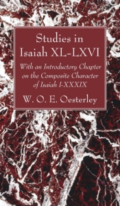 Studies In Isaiah Xl-Lxvi