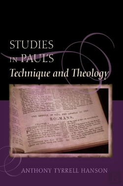 Bertrand.pt - Studies In Paul'S Technique And Theology