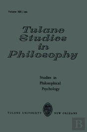 Studies In Philosophical Psychology