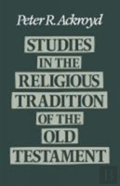 Studies In The Religious Tradition In The Old Testament