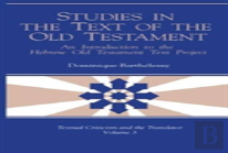 Studies In The Text Of The Old Testament