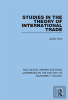 Studies In The Theory Of International Trade