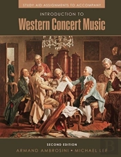 Study Aid Assignments To Accompany Introduction To Western Concert Music - Study Guide