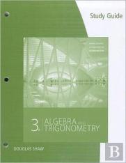 Study Guide For Stewart/Redlin/Watson'S Algebra And Trigonometry, 3rd
