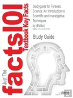 Bertrand.pt - Studyguide For Forensic Science: An Introduction To Scientific And Investigative Techniques By (Editor), Isbn 9781439853832