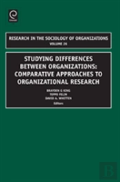Studying Differences Between Organizations