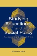 Studying Educational And Social Policy