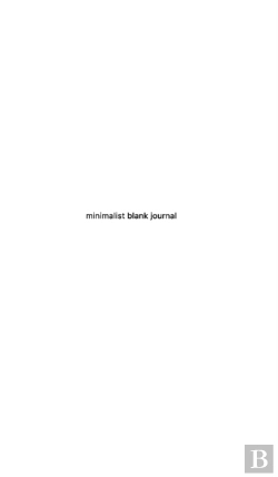 Bertrand.pt - Stunning Minimalist Blank Page Journal Sir Michael Huhn Designer Edition
